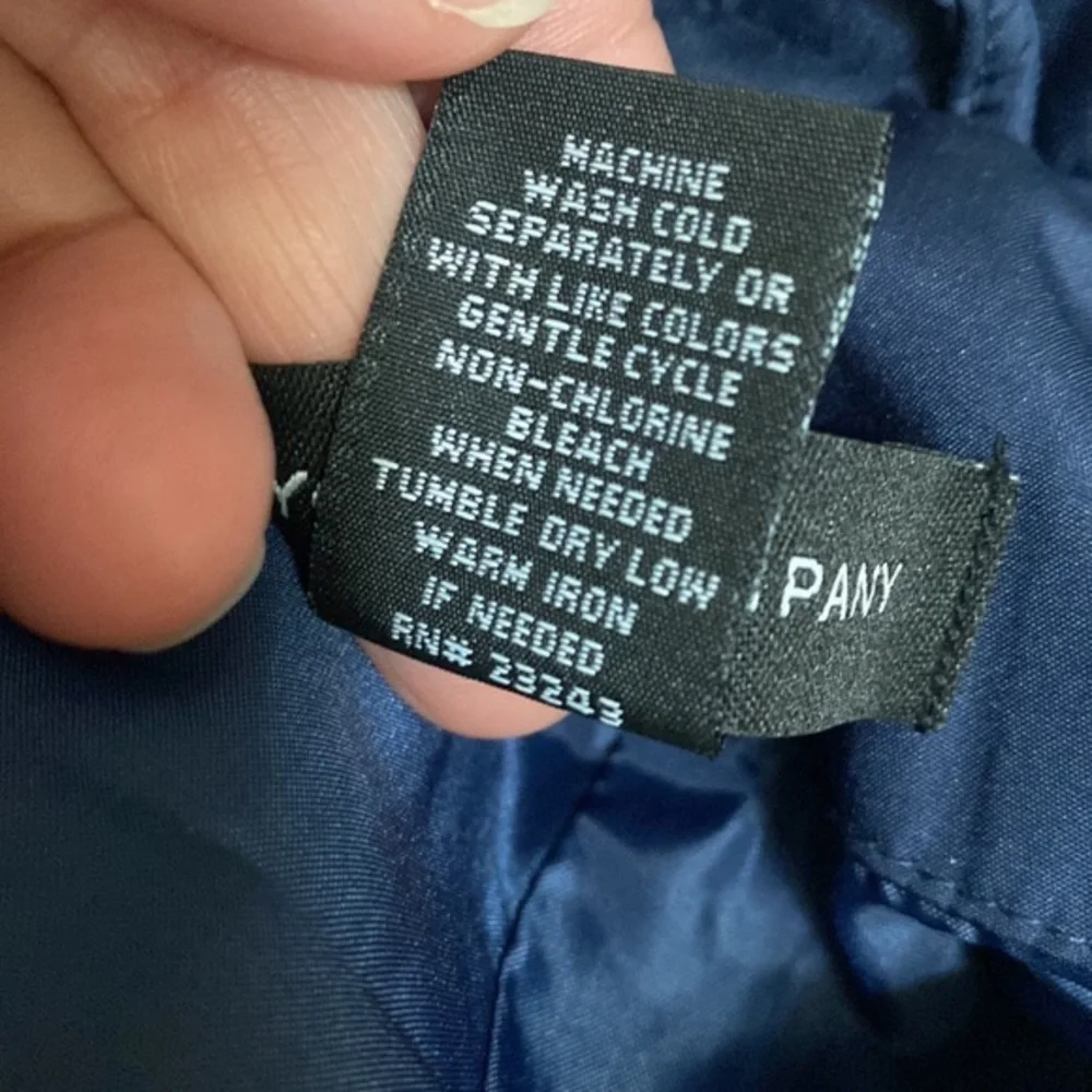 NY & Company Blue Coat Size‎ Large EUC minus wrinkles